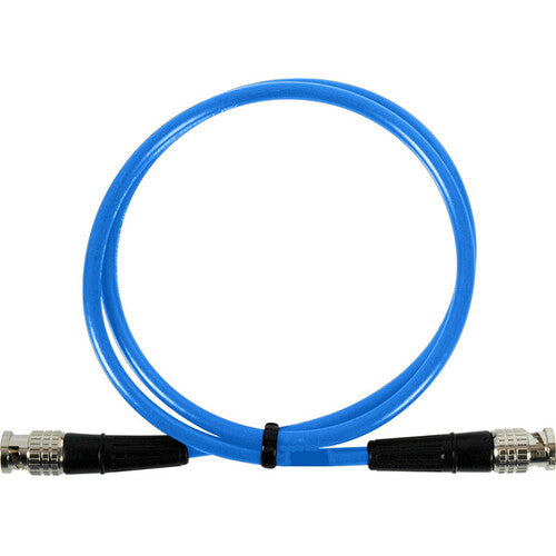 Laird Digital Cinema Flexible Canare L-3CFW RG59 HD-SDI Digital Coaxial Male to Male BNC Cable (10', Blue)