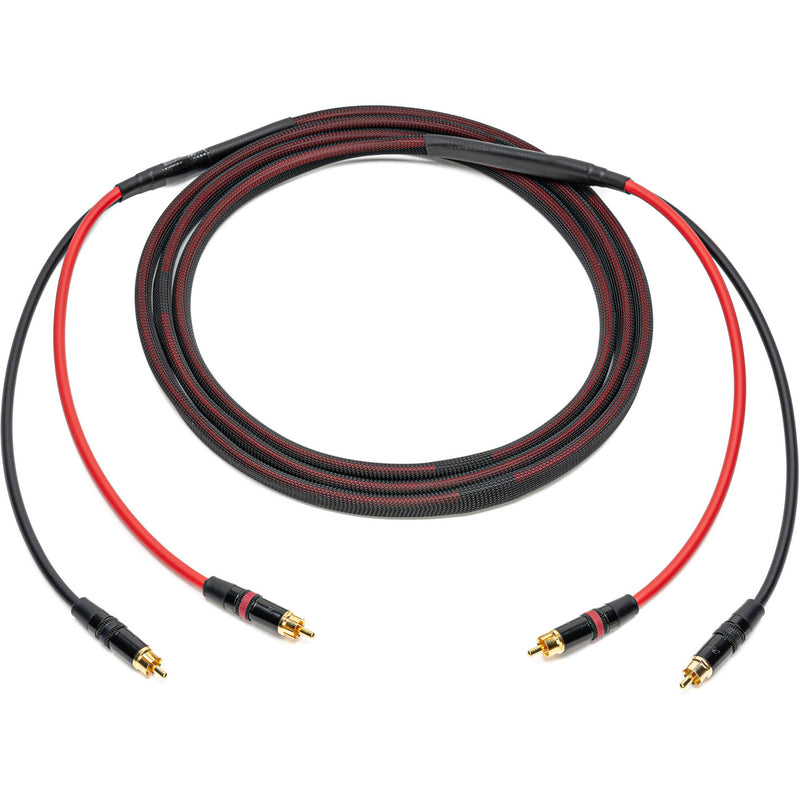 Sescom Male Audiophile Audio Cables 2 RCA Male to 2 RCA Male (10')