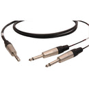 Sescom 1/4" TRS to 1/4" TS HiFi Return/Send Cable (10')