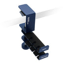 ADV. Dual Suspension 360&ordm; Desk-Mount Twin Headphones Hanger (Blue)