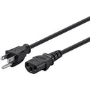 Genustech NEMA 5-15P to IEC C13 Power Cord (18 AWG, 6')