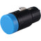 Cable Techniques Low-Profile Right-Angle XLR 3-Pin Female Connector (Large Outlet, A-Shell, Blue Cap)