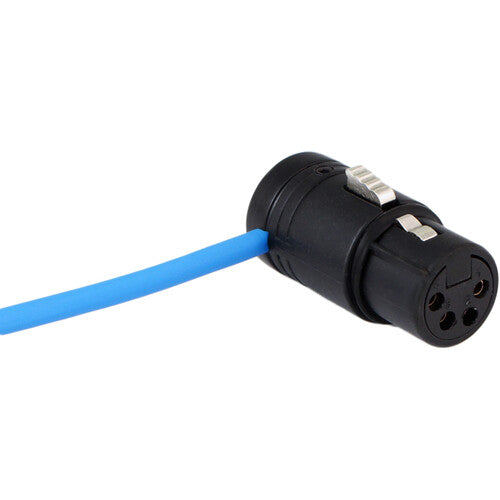 Cable Techniques Low-Profile Right-Angle XLR 4-Pin Female Connector with Adjustable Exit (Standard Outlet)