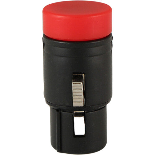 Cable Techniques Low-Profile Right-Angle XLR 3-Pin Female Connector (Large Outlet, B-Shell, Red Cap)