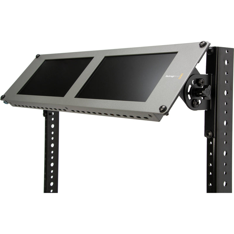 My Custom Shop Variable-Angle Mounting Brackets for 3 RU Rackmount Monitors & Devices