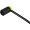 Cable Techniques Low-Profile Right-Angle XLR 3-Pin Male Connector (Large Outlet, B-Shell, Yellow Cap)