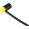 Cable Techniques Low-Profile Right-Angle XLR 3-Pin Male Connector (Large Outlet, B-Shell, Yellow Cap)