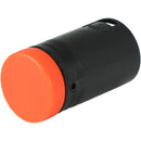 Cable Techniques Low-Profile Right-Angle XLR 3-Pin Male Connector (Standard Outlet, B-Shell, Orange Cap)