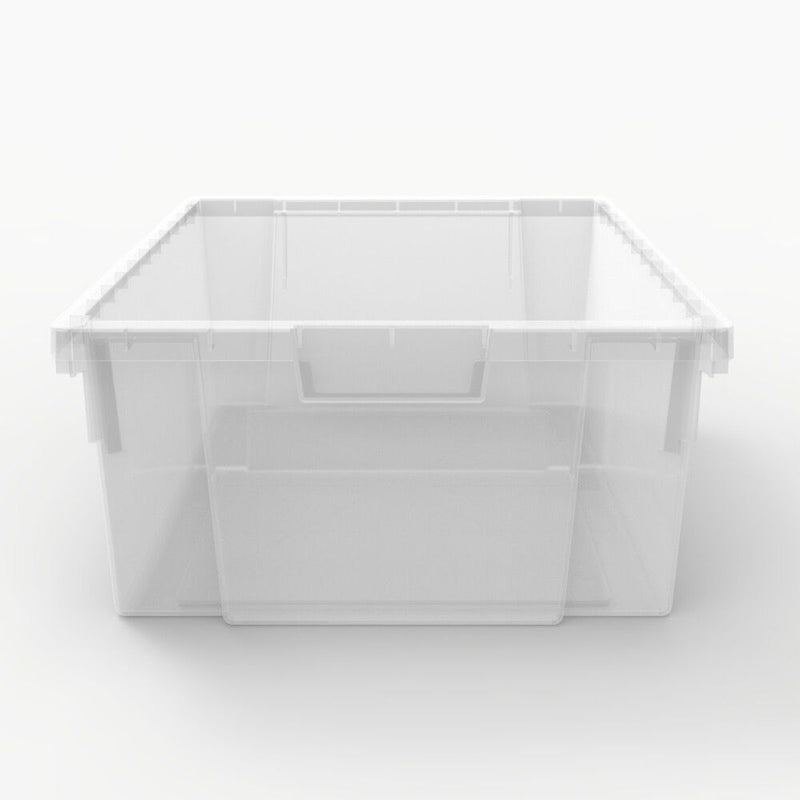 Luxor Stackable Clear Storage Bins (4-Pack, Large)