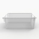 Luxor Stackable Clear Storage Bins (4-Pack, Large)