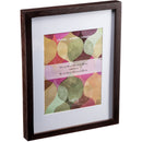 MCS 11 x 14" Wood Art Frame Matted to 8 x 10" (Walnut)