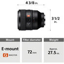 Sony FE 50mm f/1.2 GM Lens (Sony E)