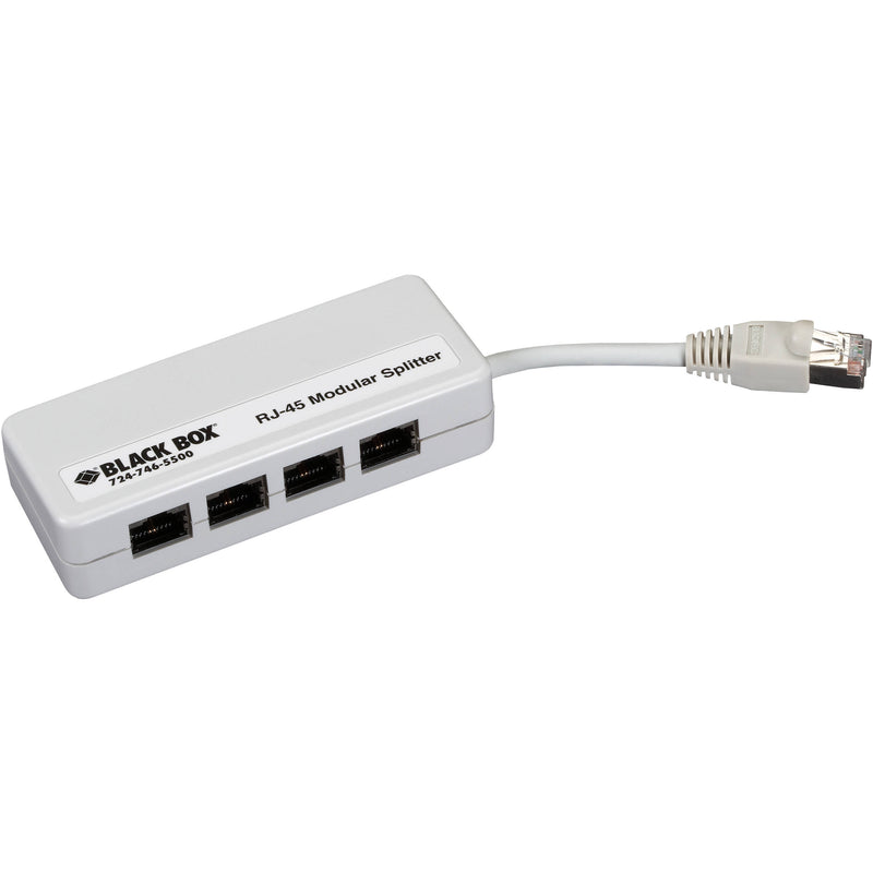 Black Box FM835-R2 4-Port Shielded RJ45 Modular Splitter