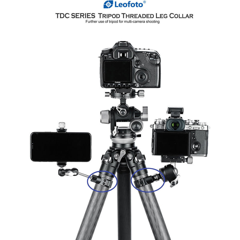 Leofoto TDC-22 Tripod Threaded Leg Collar with CF-9 (22mm)