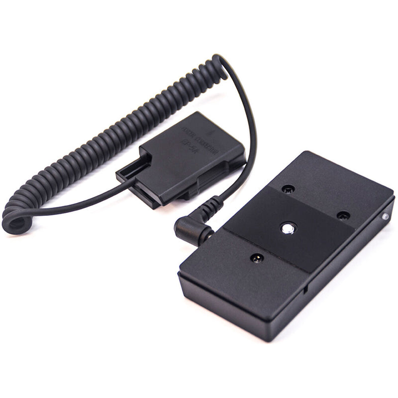 DigitalFoto Solution Limited L-Series Battery Plate to EN-EL14 Dummy Battery (Coiled Cable, 15.7 to 39.4")