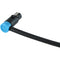 Cable Techniques LPS Low-Profile Right Angle TA3F Connector (Blue, Large)