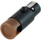 Cable Techniques LPS Low-Profile Right Angle TA3F Connector (Brown, Large)