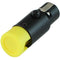 Cable Techniques LPS Low-Profile Right Angle TA3F Connector (Yellow, Large)