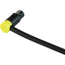 Cable Techniques LPS Low-Profile Right Angle TA3F Connector (Yellow, Large)