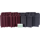 Auralex Streamer Starter Kit (20-Pack, Charcoal and Burgundy)