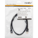 Rocstor USB-C Male to USB-A Male Cable (3', Black)