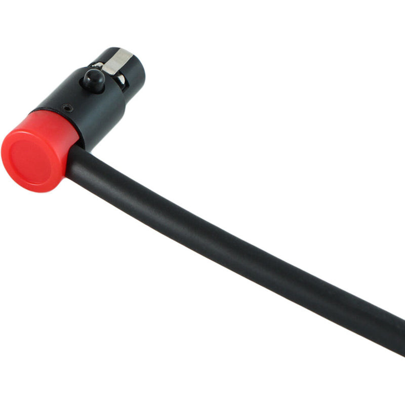 Cable Techniques LPS Low-Profile Right-Angle TA5F Female Connector (Multi-Position Outlet, Large Red Cap)