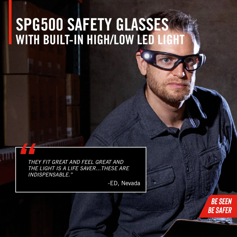 COAST SPG500 Rechargeable Safety Glasses