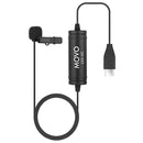 Movo Photo LV1-UC Digital Omnidirectional Lavalier Microphone with USB Type-C Connector for Smartphones