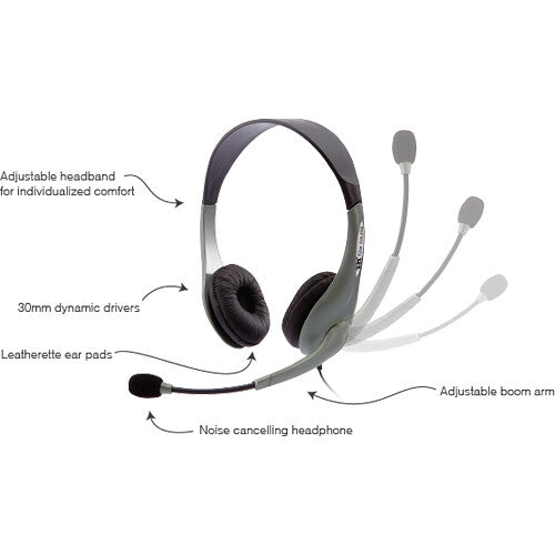 Cyber Acoustics AC-851B - USB Stereo Headset