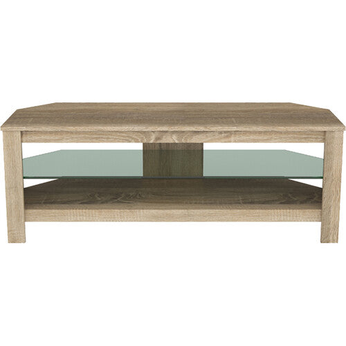 AVF Group Calibre 45" TV Stand with Glass Shelf (Gray Oak)