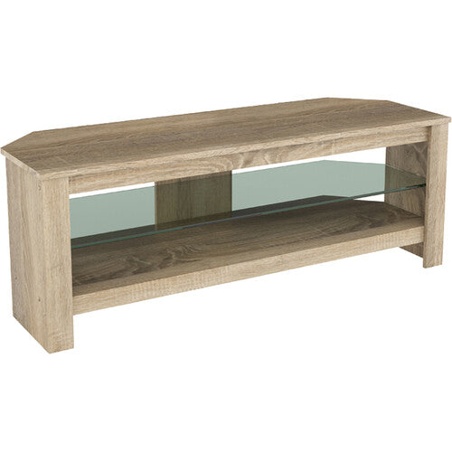 AVF Group Calibre 45" TV Stand with Glass Shelf (Gray Oak)