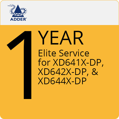 Adder Elite Service for ADDERLink XD641 & XD642 KVM Extender (1-Year)