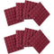 Gator 12x12" Acoustic Pyramid Panel (Burgundy, 8-Pack)