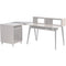 Gator Elite Series Furniture Desk Corner Section (Driftwood Gray)