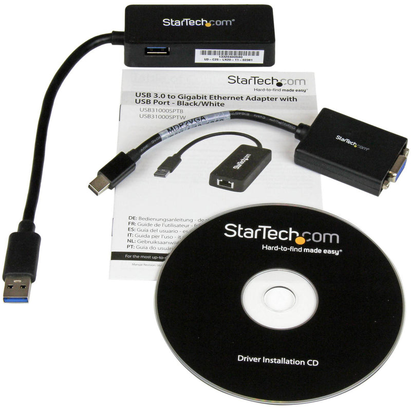 StarTech VGA and Gigabit Ethernet Adapter Kit for Lenovo ThinkPad X1 Carbon