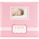 MCS 12 x 12 Scrapbook with Photo Opening On Cover (Love, Pink)