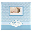 MCS 12 x 12 Scrapbook with Photo Opening On Cover (Moon Back, Blue)