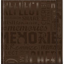 MCS 12 x 12" Scrapbook Album (Brown, Embossed Memories)