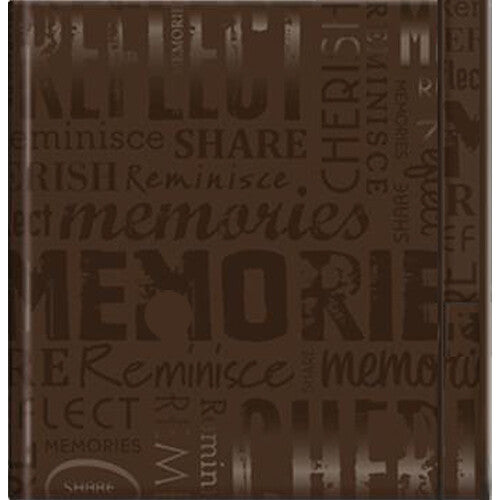 MCS 12 x 12" Scrapbook Album (Brown, Embossed Memories)