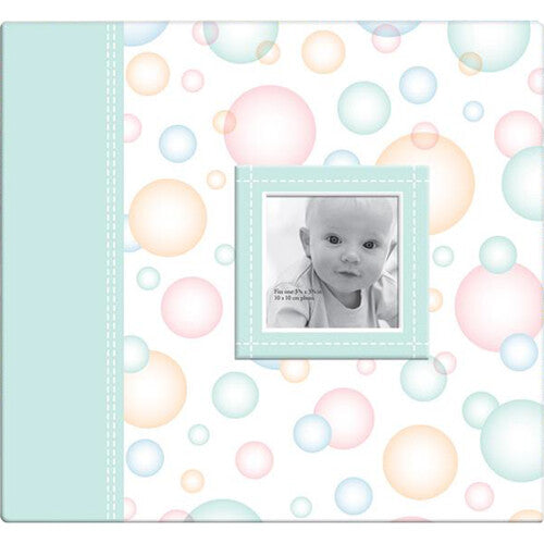 MCS 12 x 12" Baby Scrapbook (Green Bubbles)