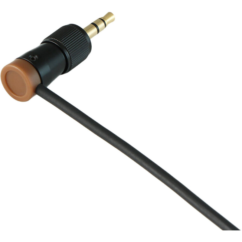 Cable Techniques CT-LPS-T35-S Low-Profile Right-Angle 3.5mm TRS Screw-Locking Connector (Brown)