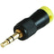 Cable Techniques CT-LPS-T35-Y Low-Profile Right-Angle 3.5mm TRS Screw-Locking Connector (Yellow)