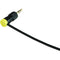 Cable Techniques CT-LPS-T35-Y Low-Profile Right-Angle 3.5mm TRS Screw-Locking Connector (Yellow)