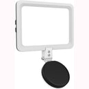 CTA Digital Magnetic LED Light Panel for Virtual Communication (White)