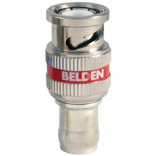 Belden 6 GHz BNC One-Piece RG-59 Compression Plenum Connectors (50-Pack)