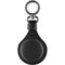 Moshi Vegan Leather AirTag Key Ring (Jet Black)