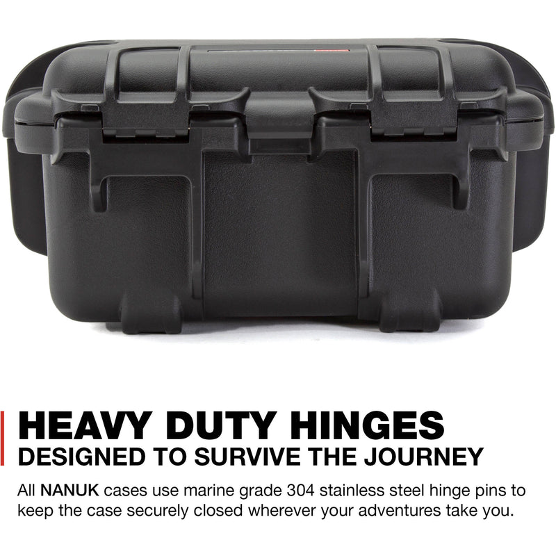 Nanuk 905 Hard Utility Case with Padded Divider Insert (Black)