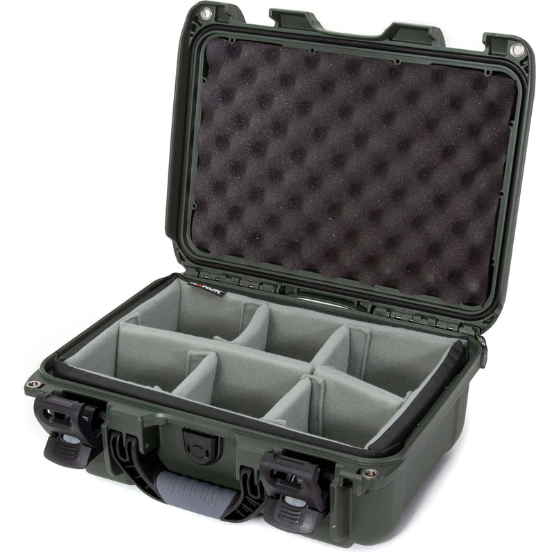 Nanuk 915 Hard Utility Case with Padded Divider Insert (Olive)