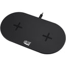 Adesso 15W Max Qi-Certified Dual 2-Coil Wireless Fast Charging Pad