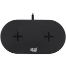 Adesso 15W Max Qi-Certified Dual 2-Coil Wireless Fast Charging Pad